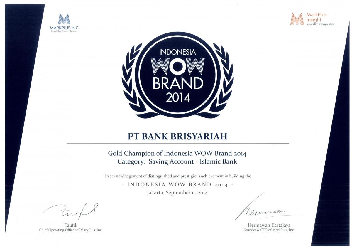 indonesia wow brand 2014 - saving account